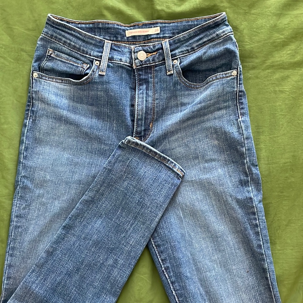 LEVI 721 high rise skinny Jean